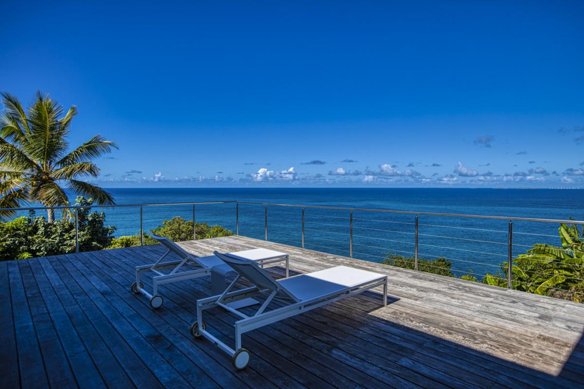 A louer villa Saint Martin Terres Basses - Villa 5 chambres - La Falaise aux oiseaux - piscine - jacuzzi - vue mer (9)
